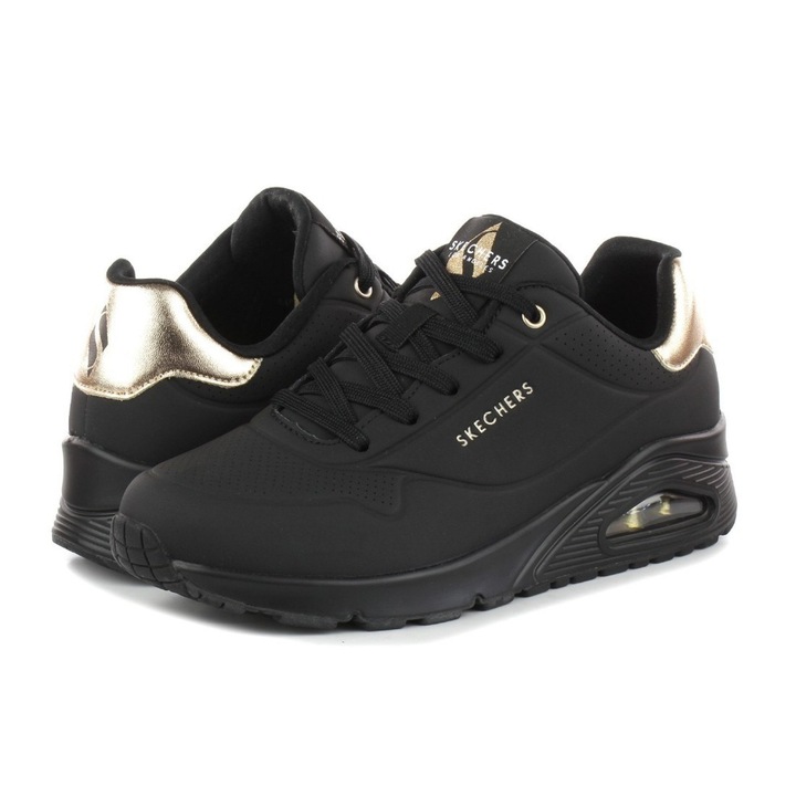 Skechers Uno Gen1 Shimmer Away lányka - női fűzős sneaker cipő 310545L-BBK Méret 38