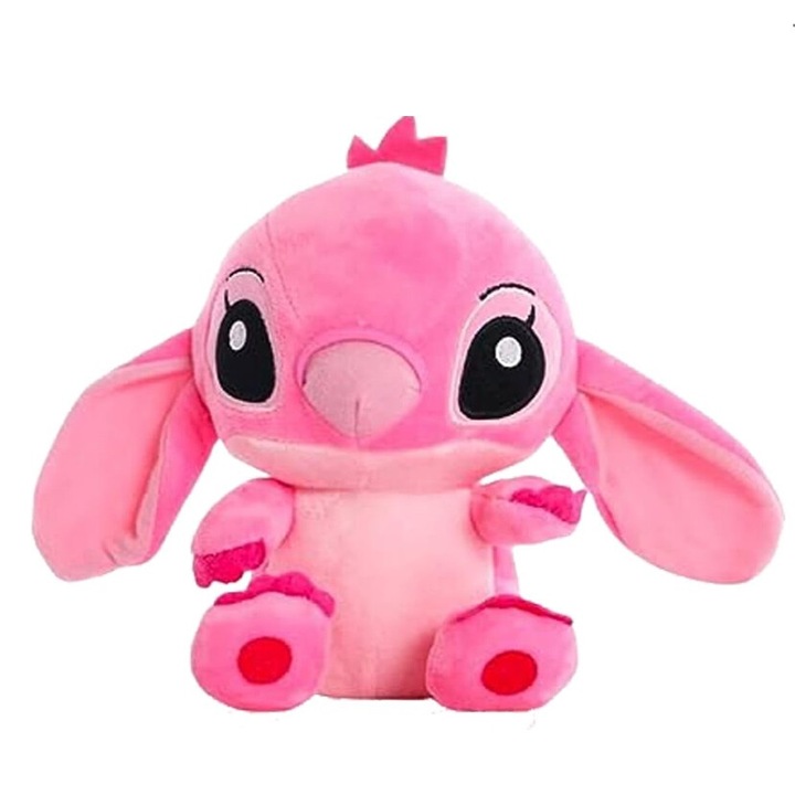 Играчка Стич, Плюшена, героят от анимационния филм Лило и Стич, розово, 20 см, UA
