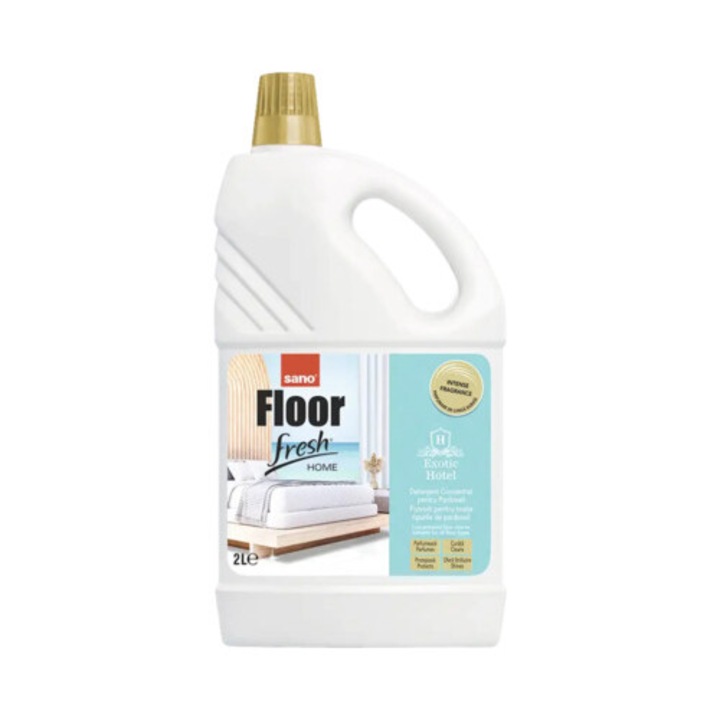 Detergent concentrat, pentru orice tip de pardoseli, Floor Fresh Home Exotic Hotel Sano, 2 l