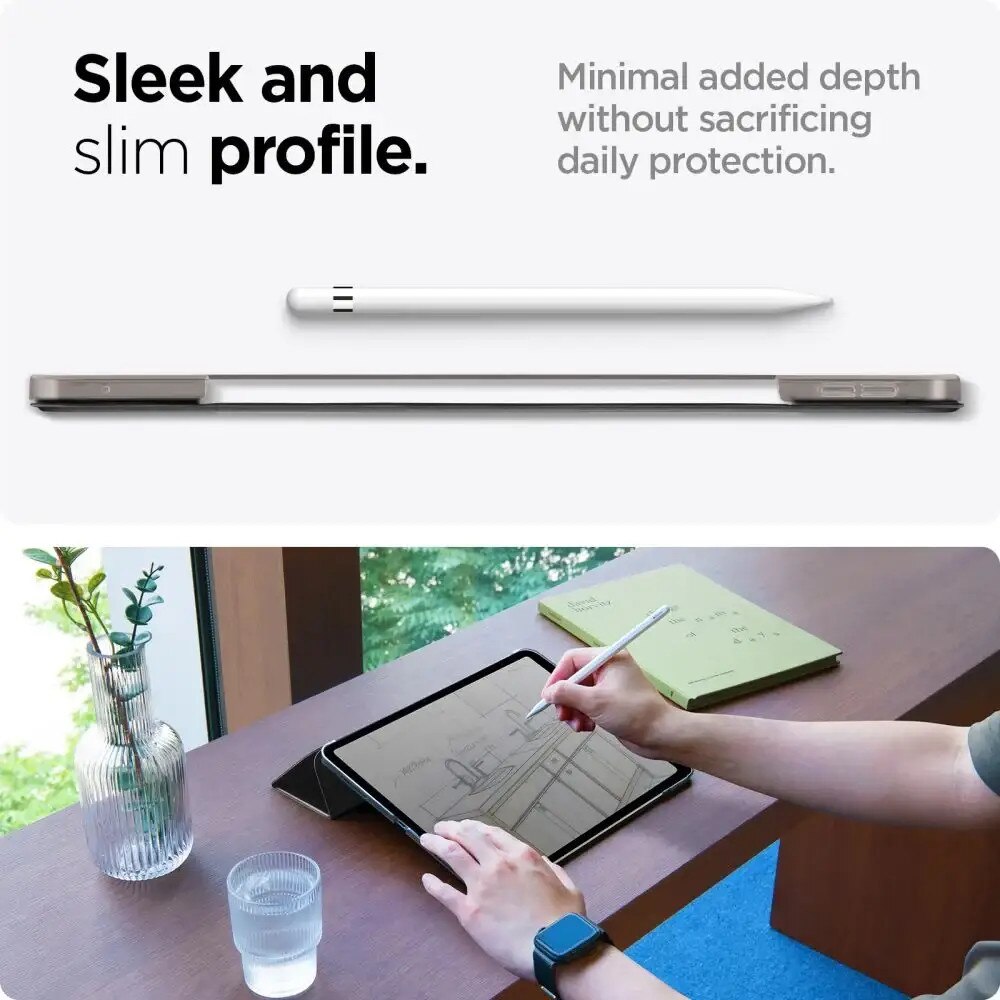 Husa pentru iPad Pro 13 (2024) - Spigen Smart Fold - Black