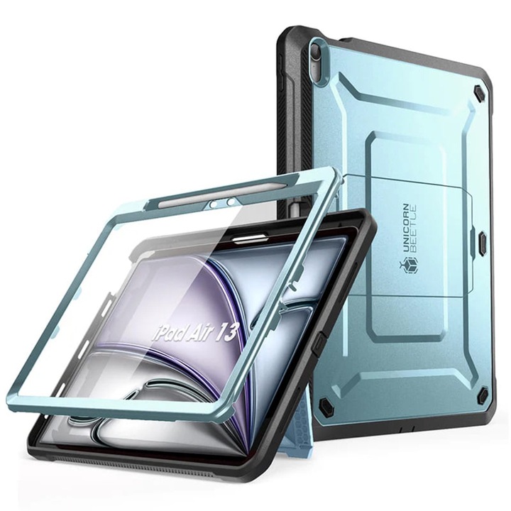 Калъф за iPad Air 13 2024, ru iPad Air 13 - Supcase Unicorn Beetle Pro, W53, Polyurethane, Arctic Blue