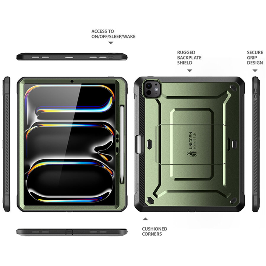 Husa pentru iPad Pro 13 (2024) - Supcase Unicorn Beetle Pro - Guldan