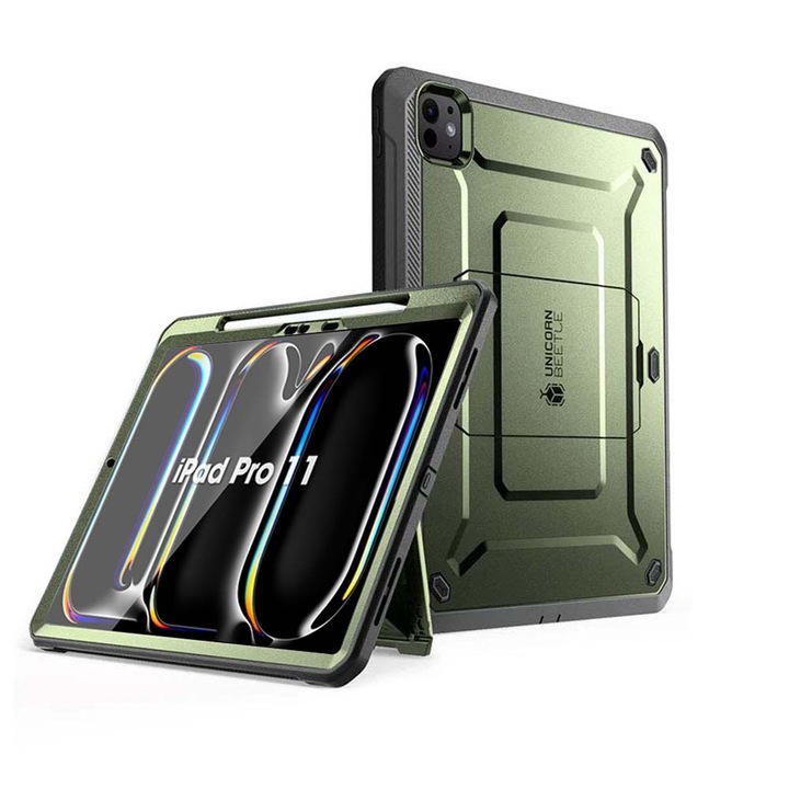 Калъф за iPad Pro 11 2024, ru iPad Pro 11 - Supcase Unicorn Beetle Pro, W58, Полиуретан, Guldan