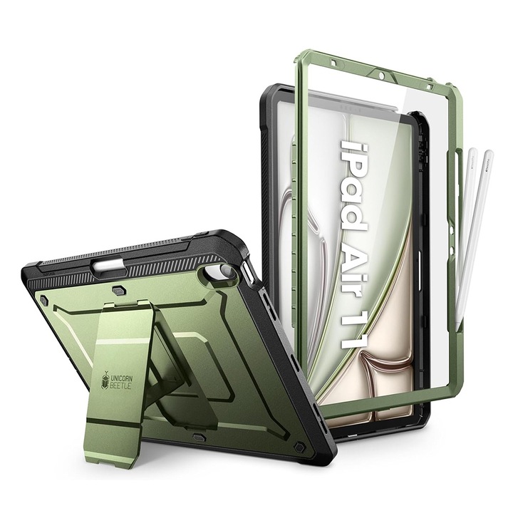 Калъф за iPad Air 11 2024, ru iPad Air 11 - Supcase Unicorn Beetle Pro, W60, Полиуретан, Guldan
