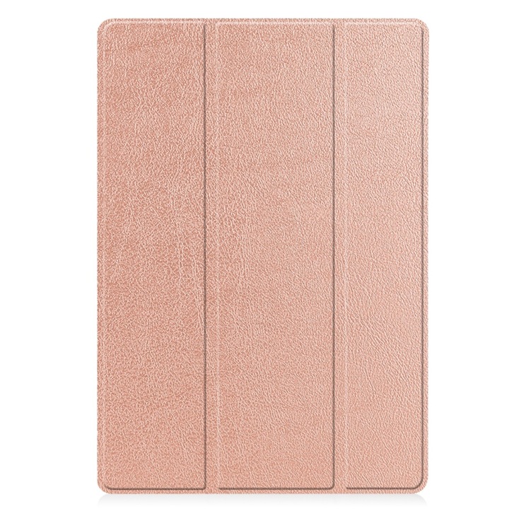 Husa Protectie pentru Samsung Galaxy Tab S7 Plus/S8 Plus/S7 FE, SoL Compact, W58, Nanotextil, Golden Rose