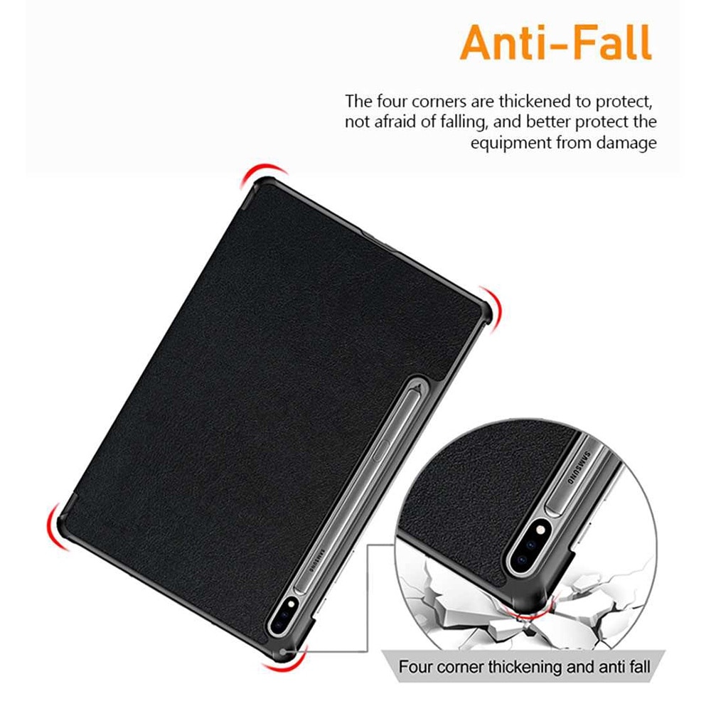 Husa tableta, Smartphosis, Pentru Samsung Galaxy Tab S7 Plus / S8 Plus / S7 FE Techsuit FoldPro Bordeaux