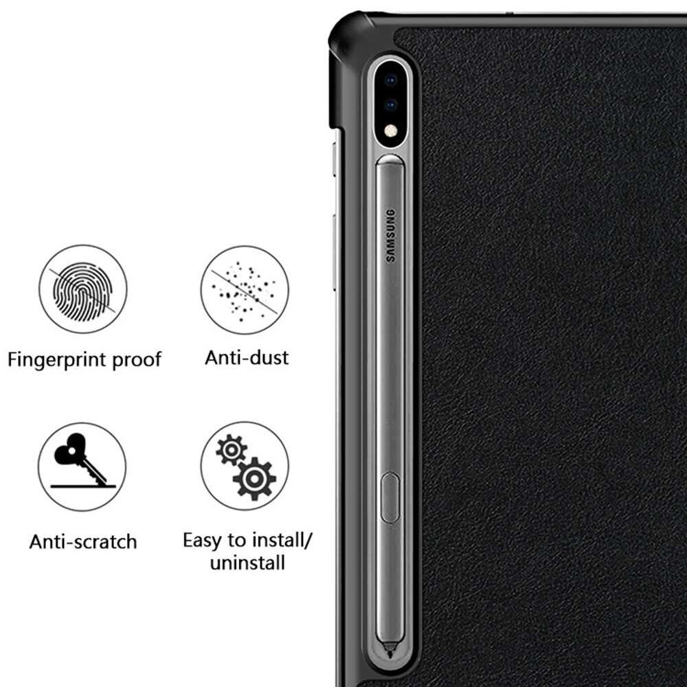 Husa tableta, Smartphosis, Pentru Samsung Galaxy Tab S7 Plus / S8 Plus / S7 FE Techsuit FoldPro Bordeaux