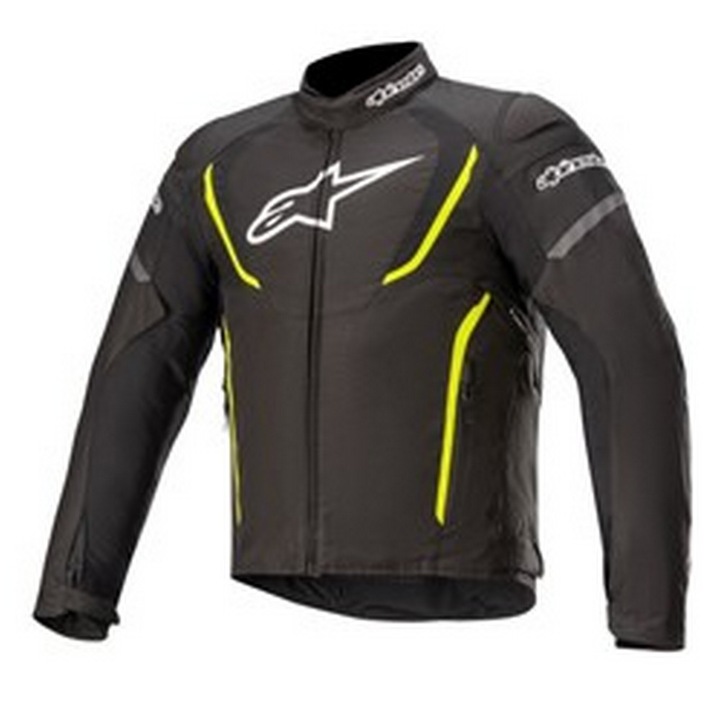 Яке от текстил Alpinestars T-Jaws V3 Wp, за мотоциклет, черно/флуо жълто, размер S