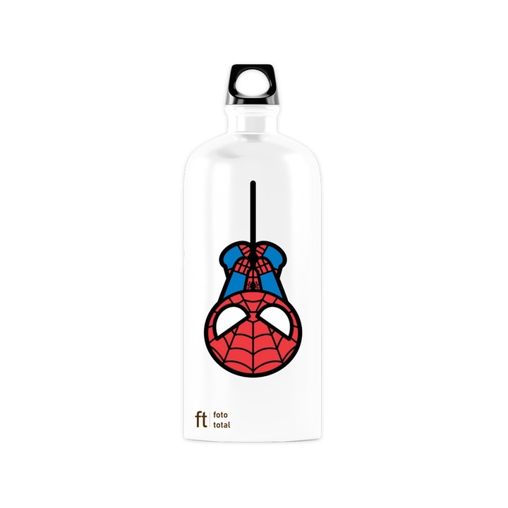 Bidon alb, Spiderman, 500 ml