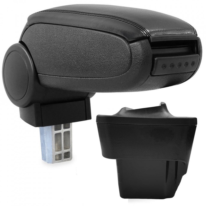 Cotiera auto Opel Astra H 2004-2010, negru, imitatie de piele