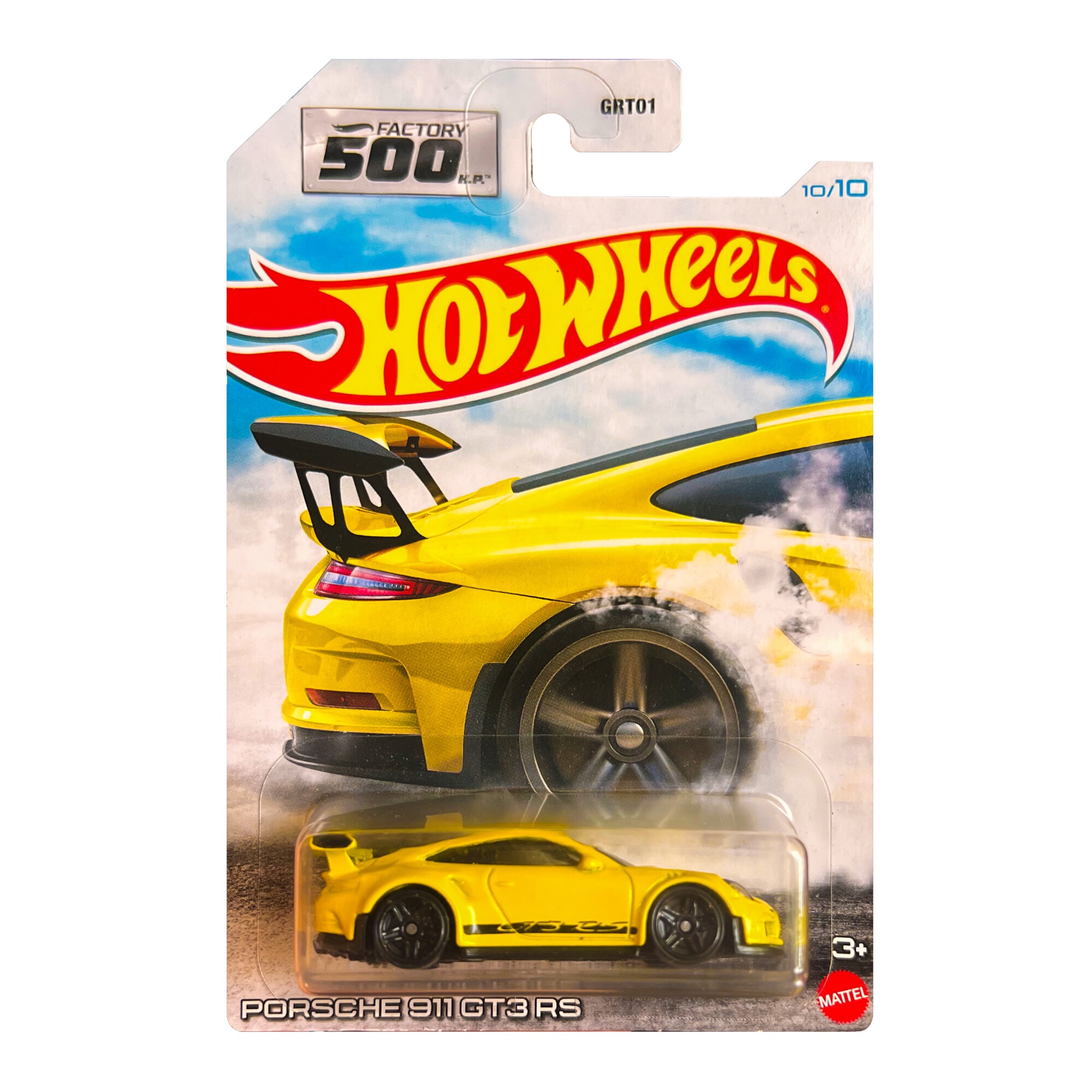 Masinuta metalica Hot Wheels, Porsche 911 GT3 RS, Factory 500, 1