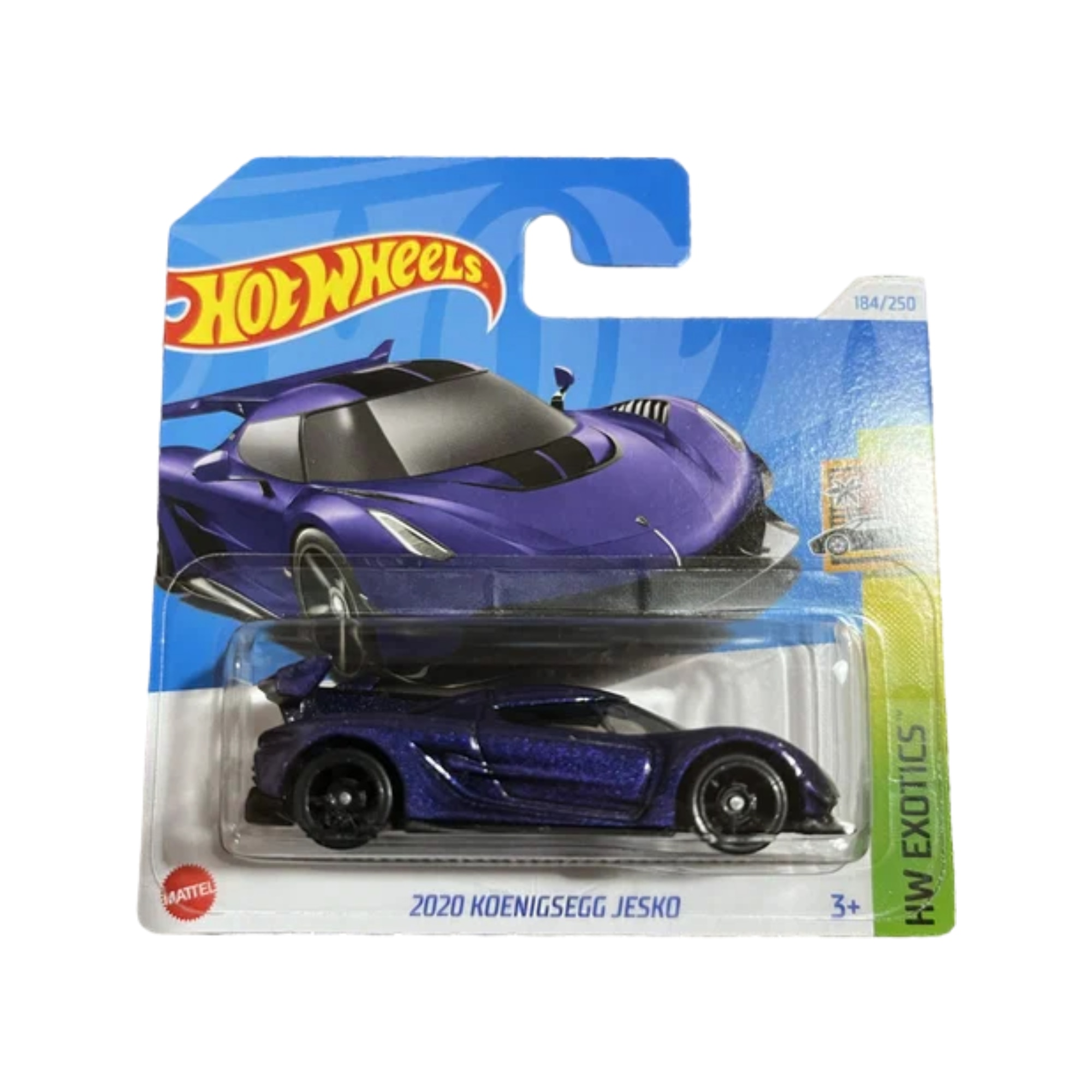 Masinuta Hot Wheels 2020 Koenigsegg Jesko, mov, 1:64 - model 2024