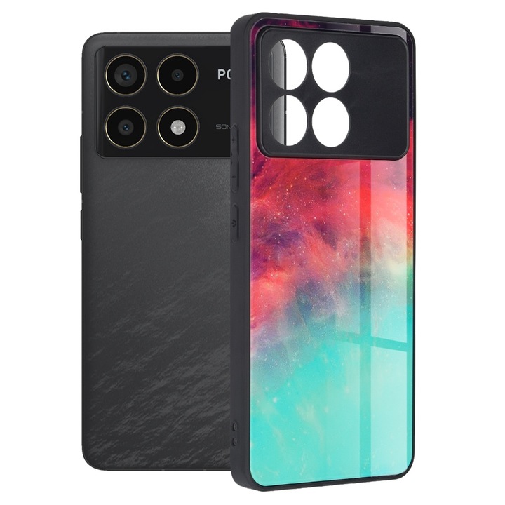Кейс за Xiaomi Poco F6 Pro - Techsuit Glaze Series - Fiery Ocean