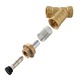 Filtru Y centrala, apa cu impuritati, Ferro F02M, cu magnet, filet interior-interior, 1/2"
