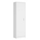 Dulap cu o Usa si 4 Polite, 200X45X45 cm, Alb, din Pal de 18mm