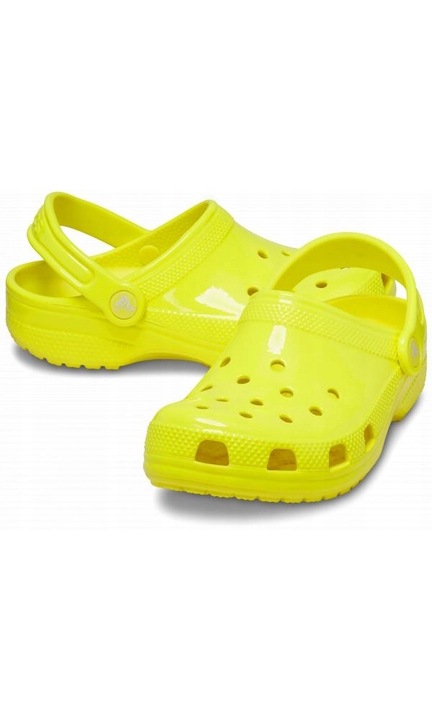 Saboti Femei, Crocs, Classic Neon HL 209683 Clog, Galben, Galben, 37-38