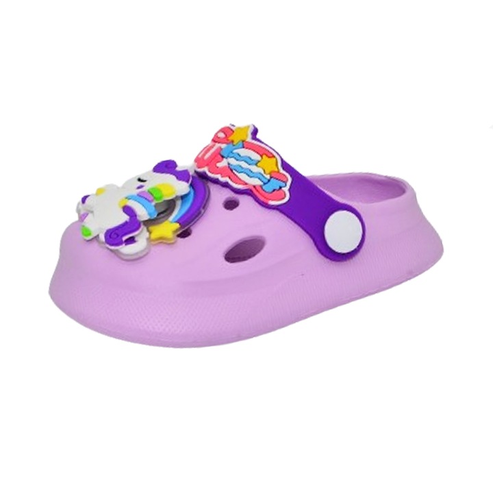 Дунапренени чехли за момиче Mini Junior PPMJ-2, Лилаво 111089