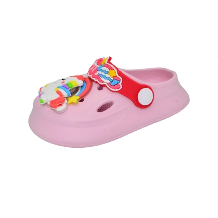 Papuci din spuma pentru fete Mini Junior PPMJ-3, Roz 111109