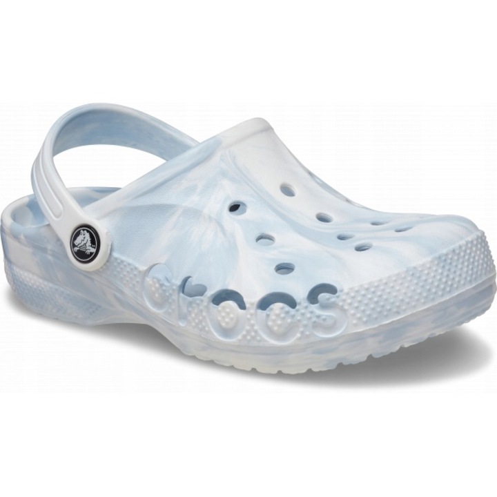 Saboti Copii, Crocs, Baya Marbled Clog, Alb, Alb, 23-24 EU