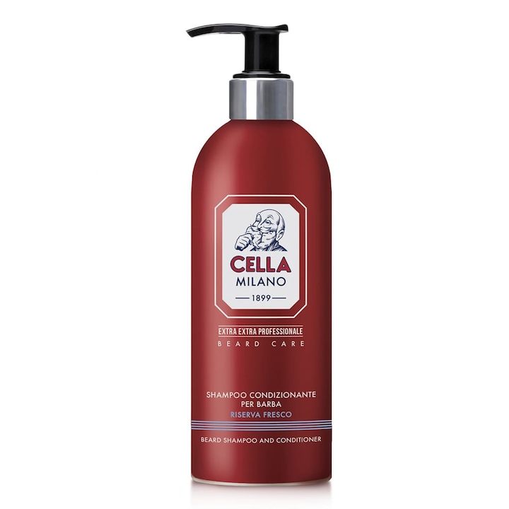 Balsam sampon de barba Cella Professionale Riserva Fresco, 500 ml