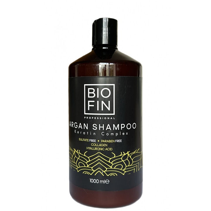 Sampon Profesional cu Argan pentru Toate Tipurile de Par, BIOFIN, 1000 ml