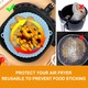 Recipient pentru Air Fryer din silicon, cuptor cu microunde, friteuza, 13x13x5 cm, rezistent la caldura 220°C