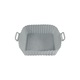 Recipient pentru Air Fryer din silicon, cuptor cu microunde, friteuza, 13x13x5 cm, rezistent la caldura 220°C