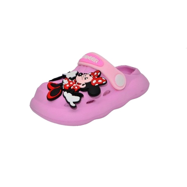 Papuci din spuma pentru fete Mini Junior PPMJ-9, Roz 111189