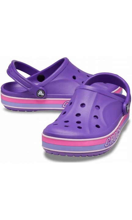 Saboti Femei, Crocs, Bayaband Sport Band 28268 Clog, Violet, Violet, 36-37