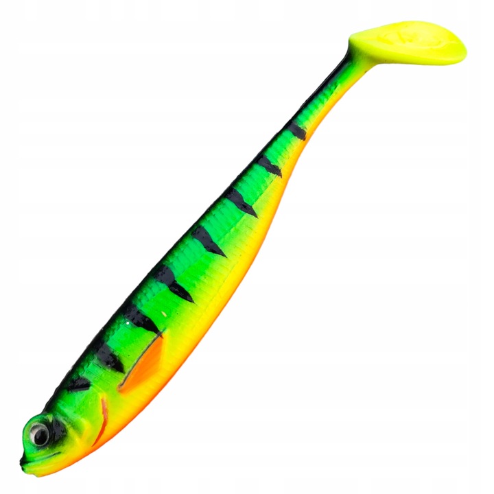 Momeli artificiale Dam Shadster Slim 13,5cm Firetiger, 20,7g, set pentru salau si biban