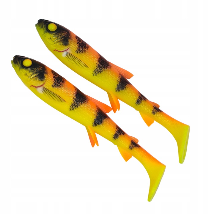 Guma artificiala Savage Gear Whitefish Shad 17,5cm 42g Golden Ambulance, set 2 bucati