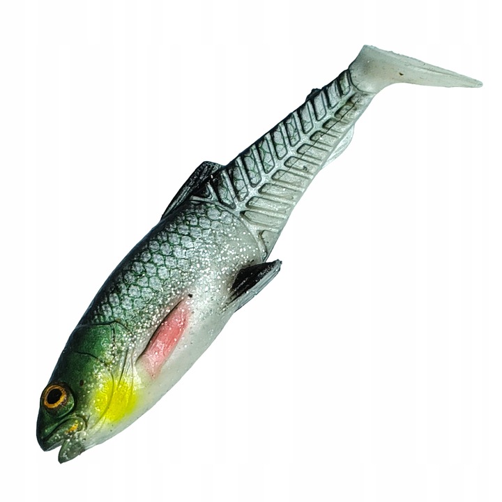 Momeli artificiale Savage Gear Craft Cannibal 6,5cm Green Silver UV, 4g