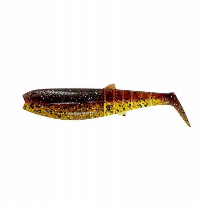 Savage Gear Cannibal Shad 8cm, Motoroil UV, 5g