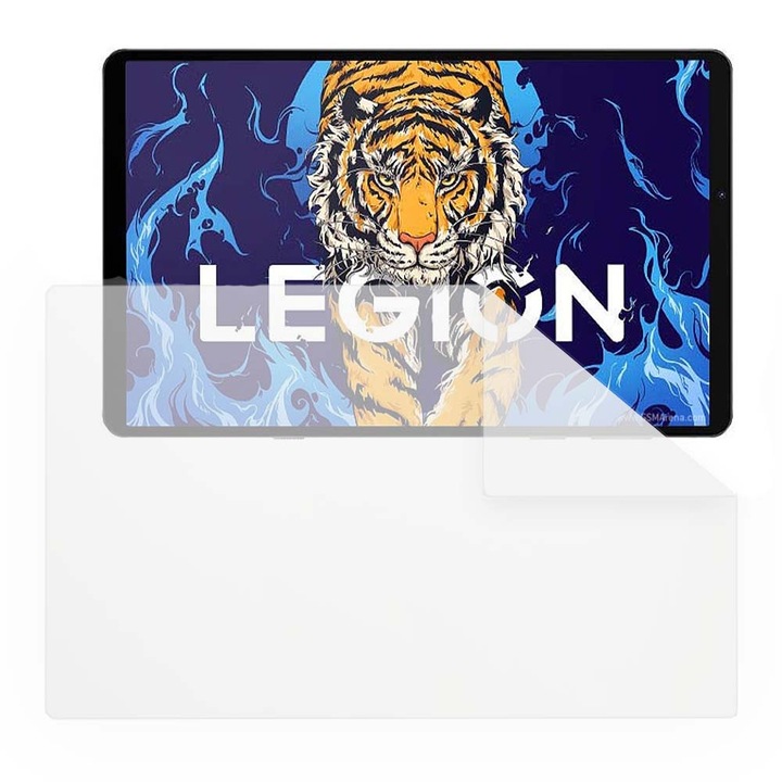 Folie Silicon High Definition pentru Lenovo Legion Y700 (2022), COMANDO TAB PROTECT, Anti-Soc, Rezistenta la zgarieturi, Ultra-subtire, Strat Oleofobic, Sensibilitate ridicata, Aplicare usoara, Transparent