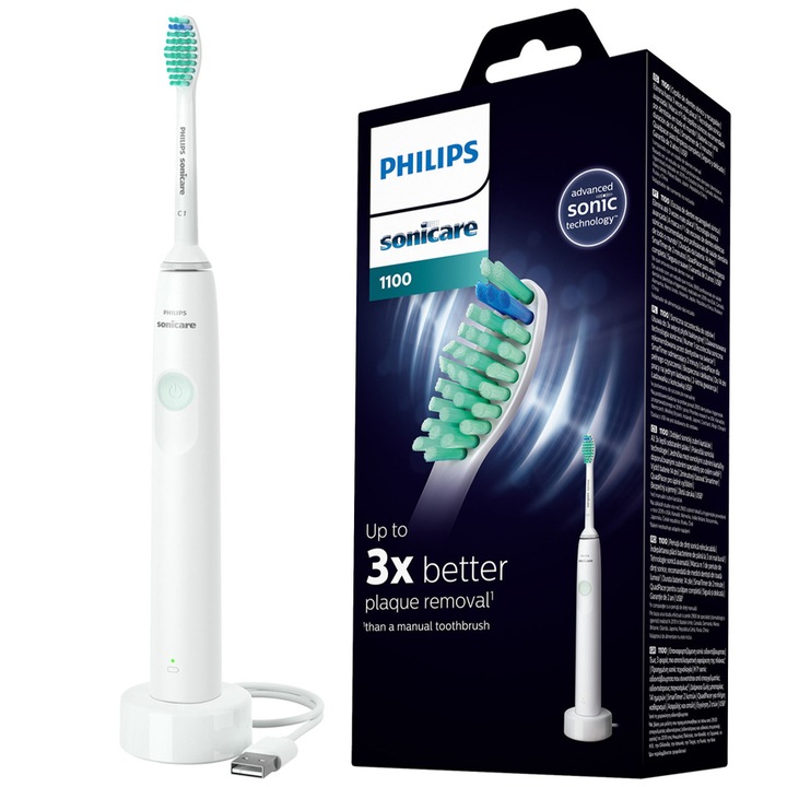 Philips Sonicare HX3641/11 Szónikus elektromos fogkefe, fehér