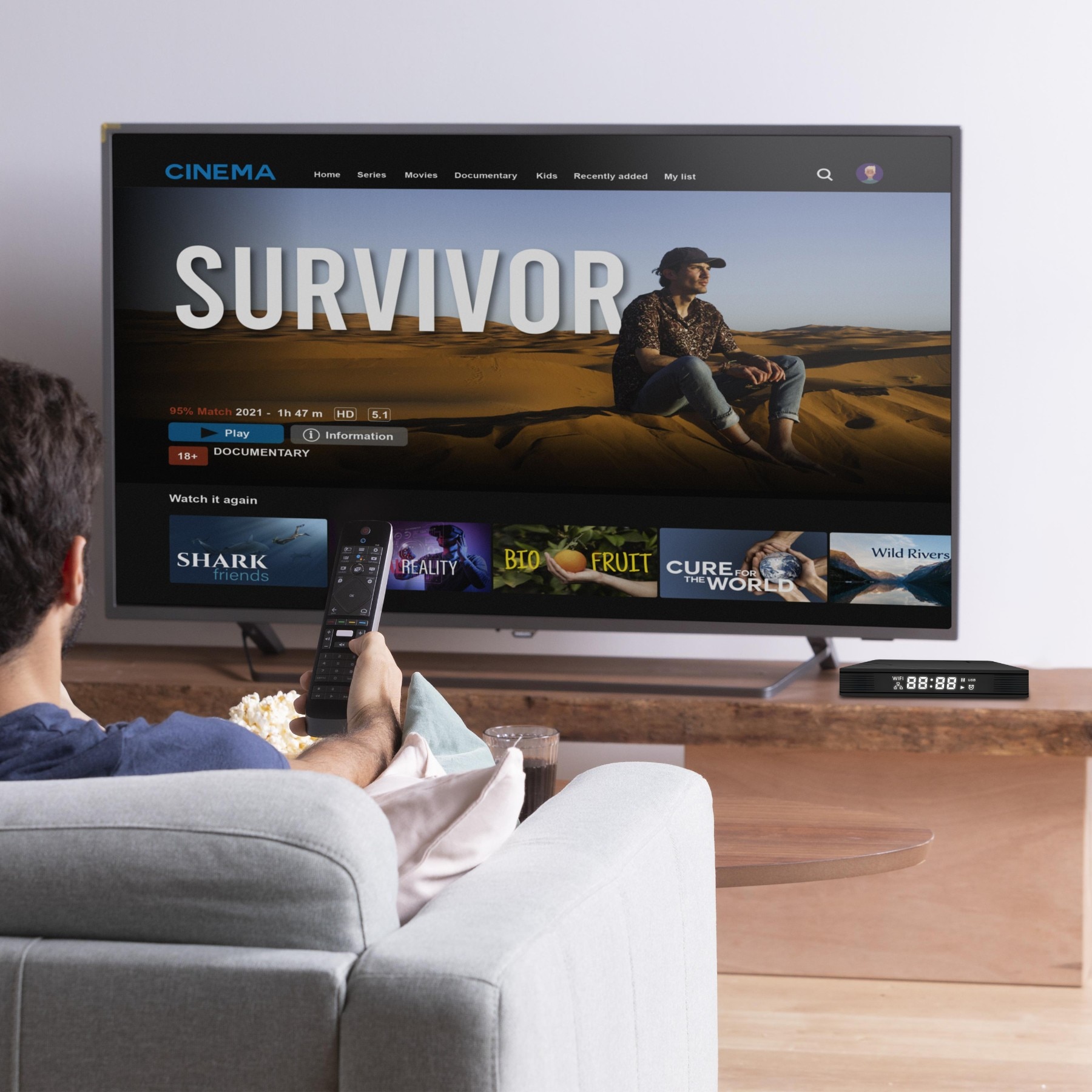 Mini PC Android 13 Media Player, TV Box Retoo A13, Quad-Core Rockchip ...