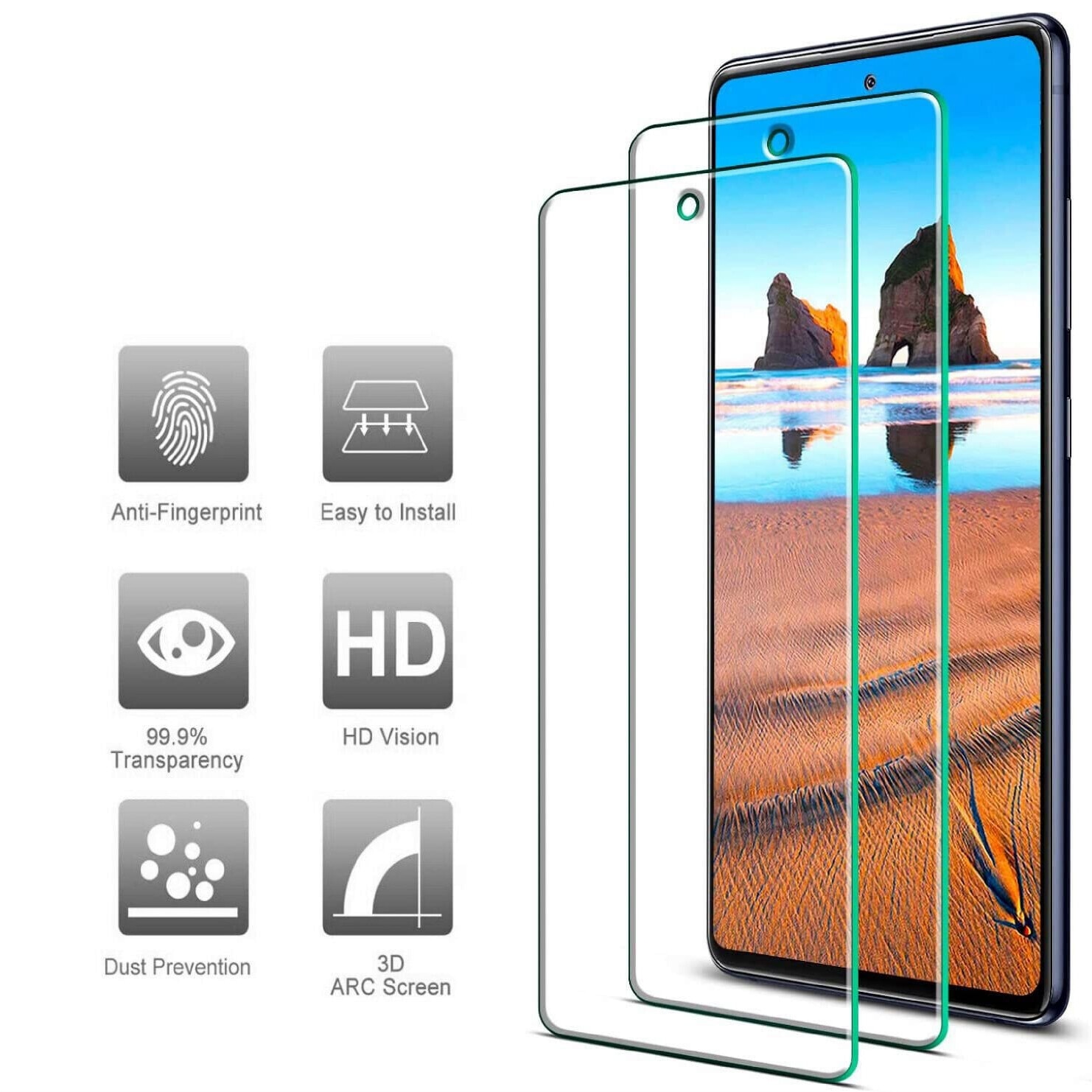 Folie Compatibila cu XIAOMI Redmi Note 9 PRO, Full Cover, 6D, Calitate Premium