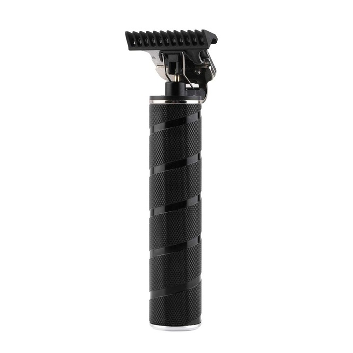 Aparat de tuns HERUSI, fara fir, lama T din otel carbon, negru, compact