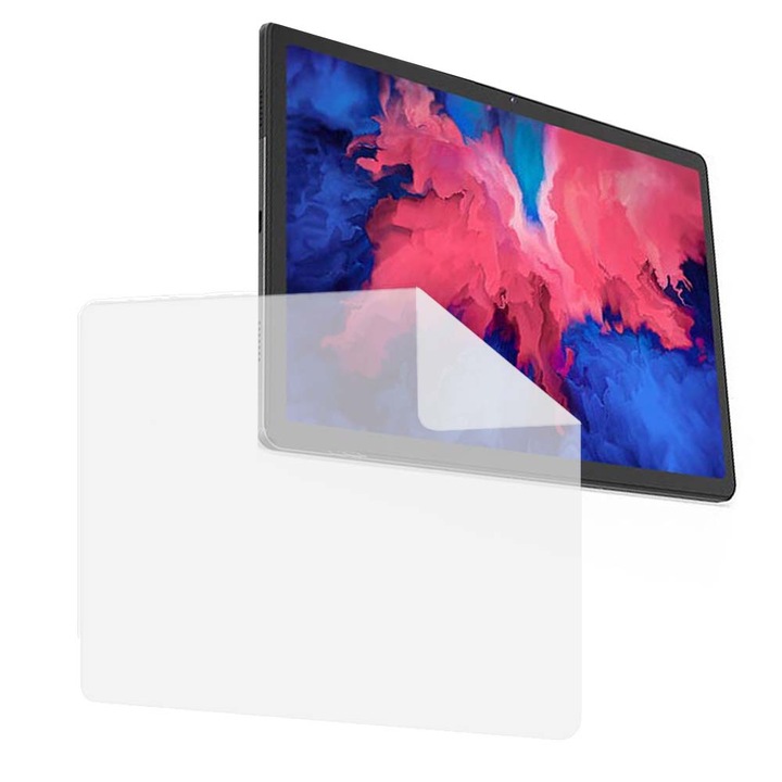 Folie Silicon High Definition pentru Lenovo Pad, COMANDO TAB PROTECT, Anti-Soc, Rezistenta la zgarieturi, Ultra-subtire, Strat Oleofobic, Sensibilitate ridicata, Aplicare usoara, Transparent