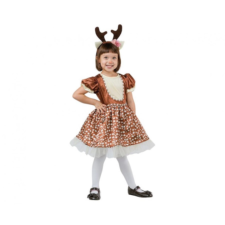 Costum carnaval model Caprioara pentru fete 92-104 cm (3-4 Ani)