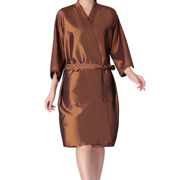 Halat salon coafor Herusi kimono maro reglabil impermeabil 1 marime