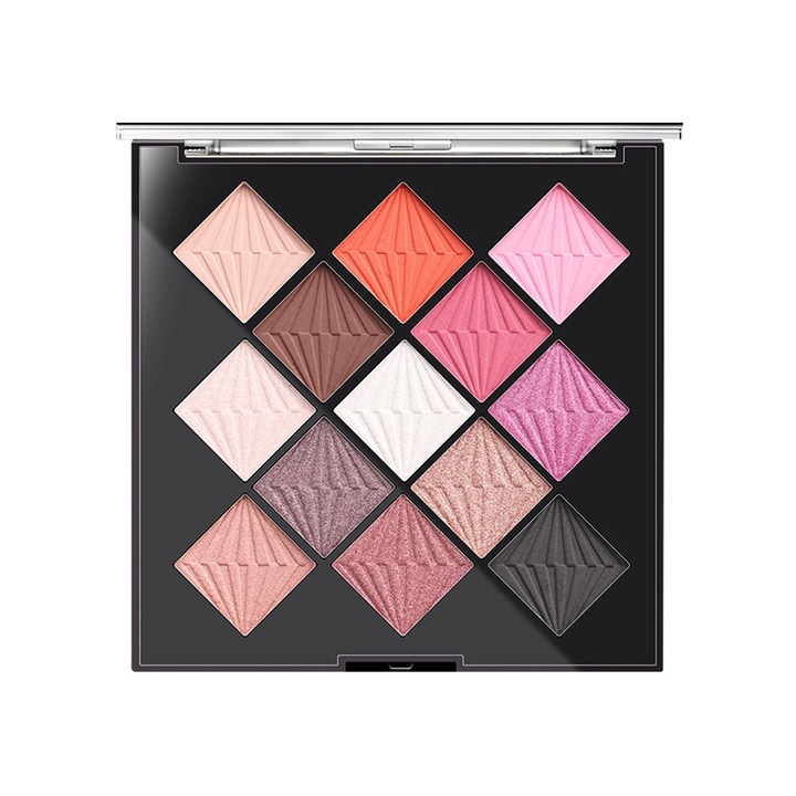 Matt szemhéjfesték paletta BSimone 13 szín, szatén, 14,3 g, szemre