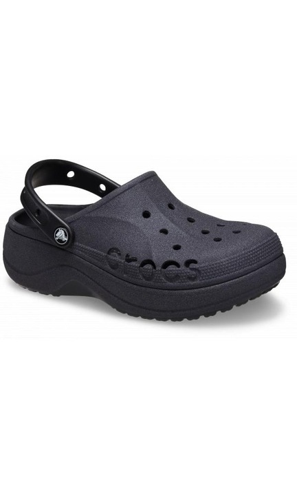 Дамски чехли Crocs, Baya Platform Glitter 208459, Черен, Черен, 37-38