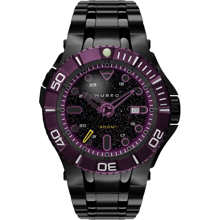 Ceas barbatesc Nubeo NB-6054-22, Automatic, 54mm, 30ATM
