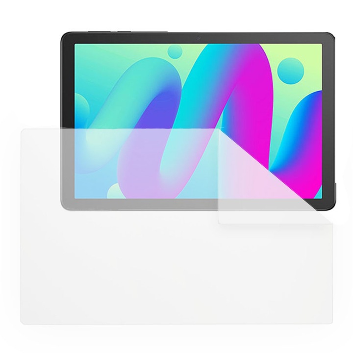Nagy felbontású szilikonfólia TCL Tab 10L-hez, COMMANDO TAB PROTECT, ütésálló, karcálló, ultravékony, oleofób réteg, nagy érzékenység, könnyű felhordás, átlátszó