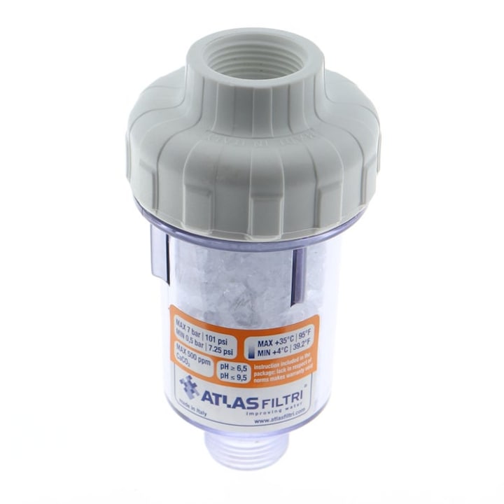 Filtru anticalcar, ATLAS Filtri Dosal, RA402P442, filtrare apa, pentru masina de spalat