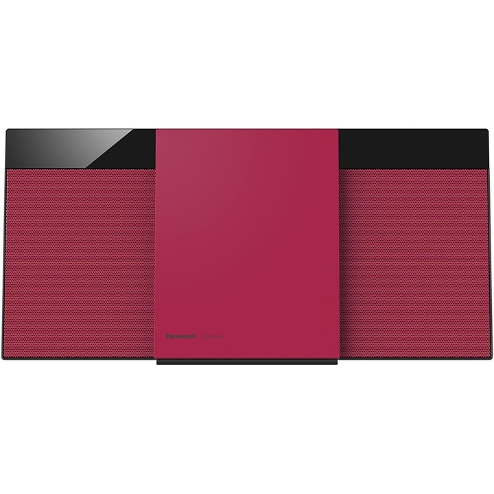 Аудио система Panasonic SC-HC304EG-R, червена, Bluetooth, 20W