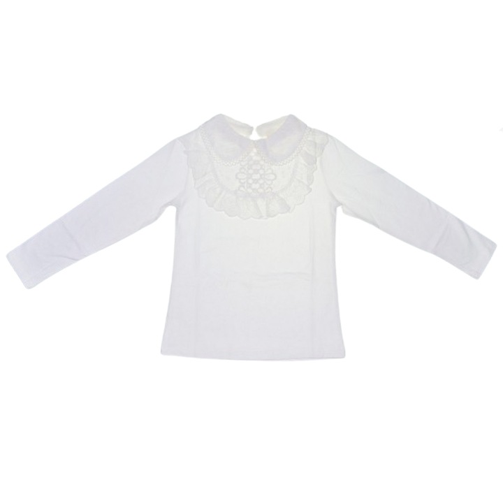 Bluza pentru fete Mini Junior BLZMJ-3, Alb 111271