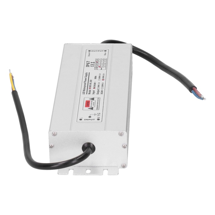 Импулсно захранване 24V 150W Водоустойчив LED драйвер IP67 за вътрешна осветителна лента