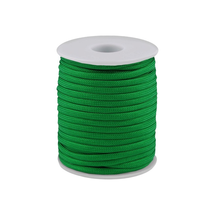 Шнур от паракорд Chrysalida, диаметър 4 мм, 23 м, ирландско зелено